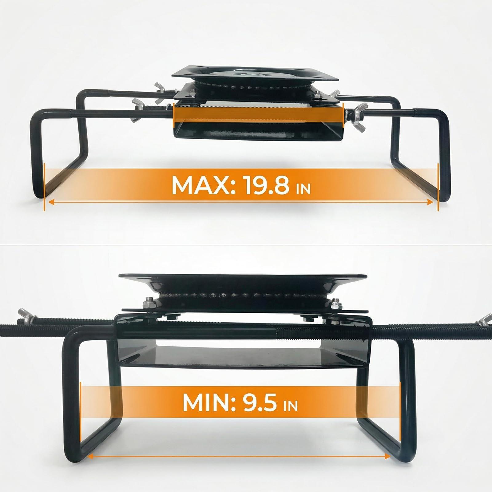 Secure Fit Boat Seat Base Swiv - Fishing Boat Steering Wheel 评论和价格