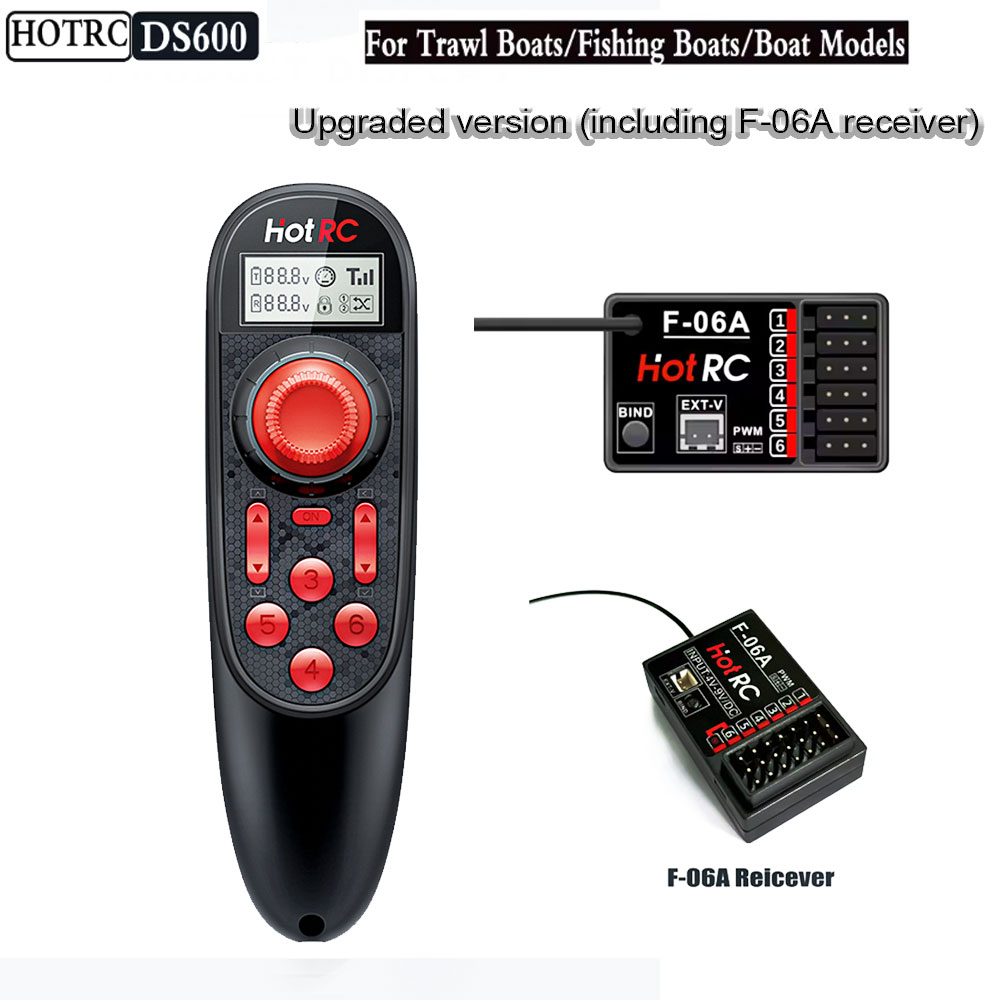 HOTRC DS600 Wireless Remote Co - Fishing Boat Trailer 评论和价格
