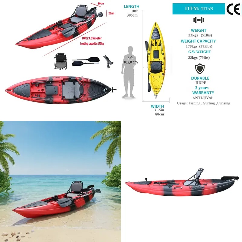 10ft Single Seat Sit on Fishin - Fishing Boat Seat 评论和价格