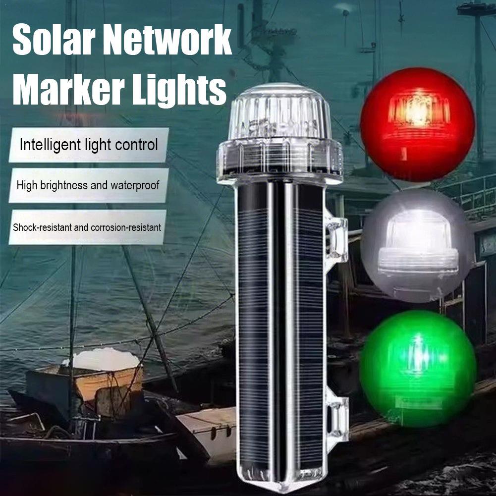 Solar Ocean Signal Light Navig - Fishing Boat Trailer 评论和价格