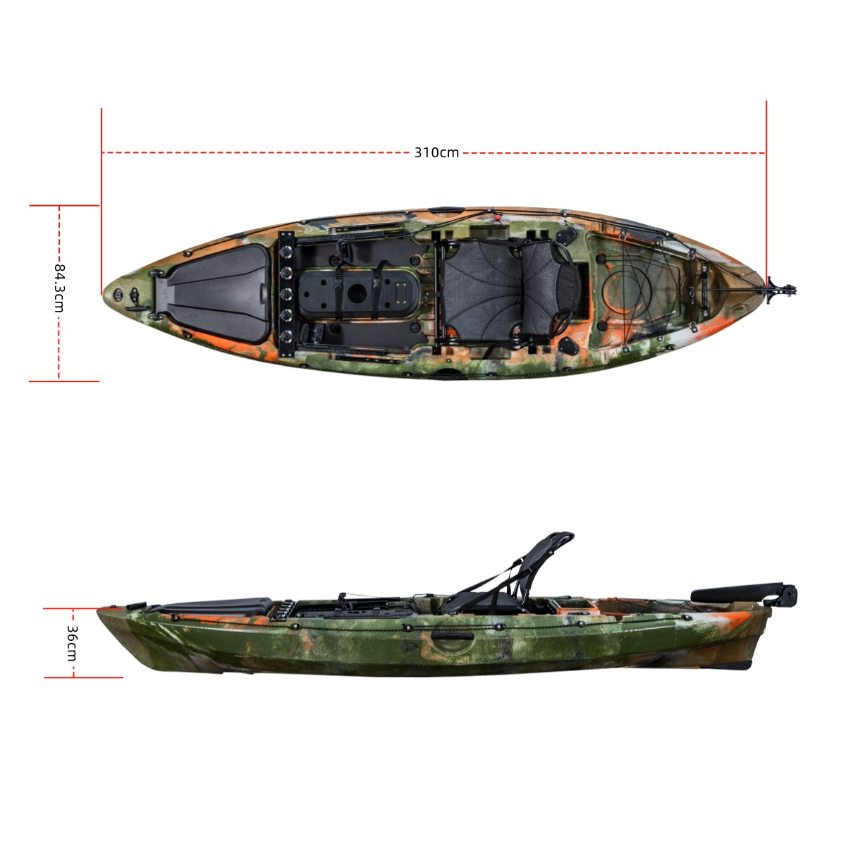 First-class Single Fishing Kay - Fishing Boat Seat 评论和价格