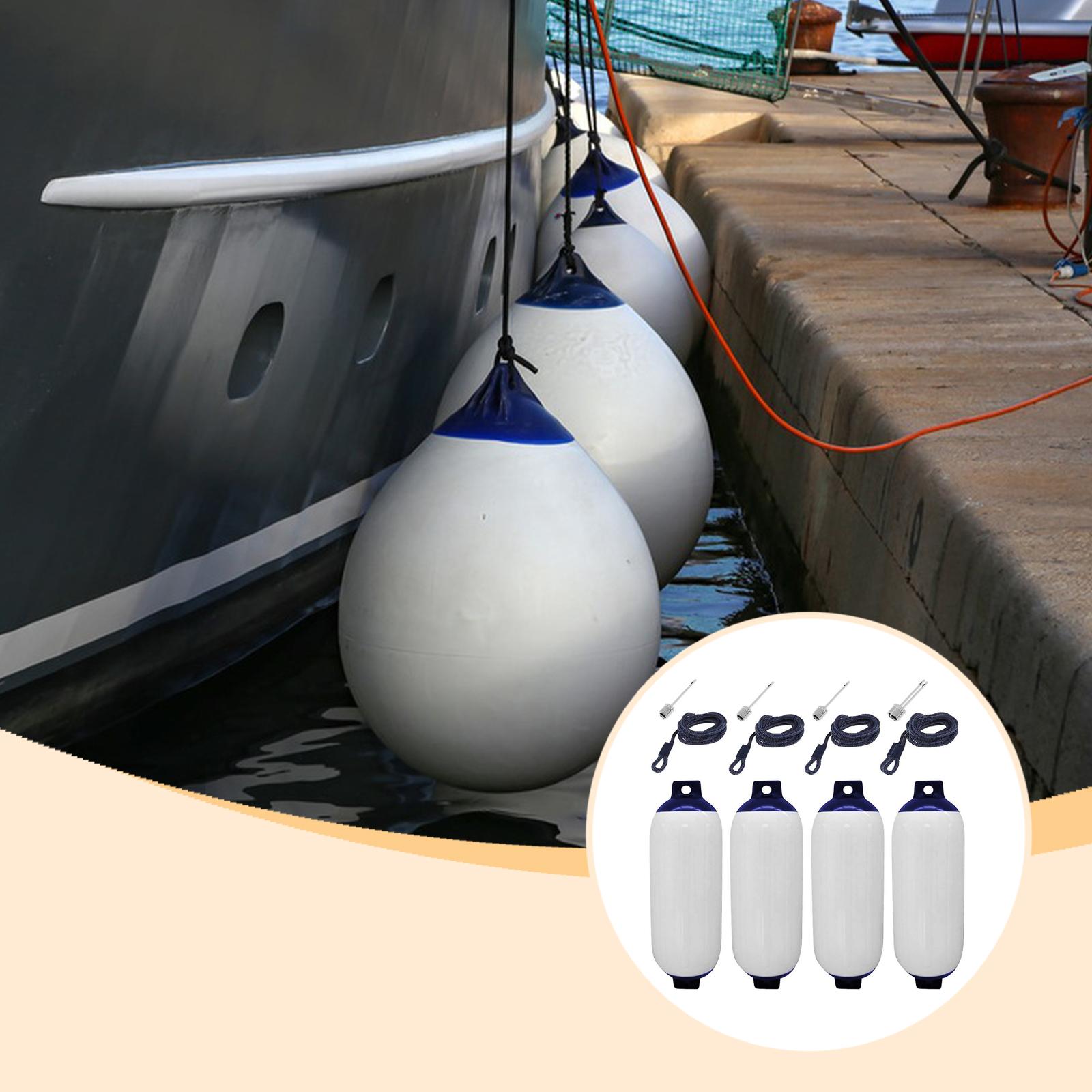 4Pcs Boat Fenders, Boat Access - Fishing Boat Trailer 评论和价格